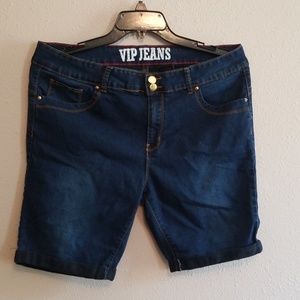Long Jean Shorts